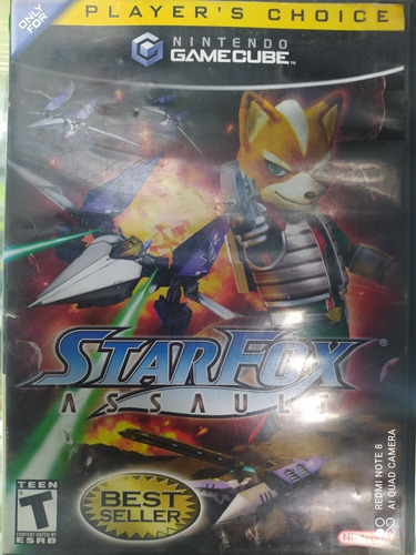 Star Fox Assault Game Cube Fisico Sin Manual Portada Copia 