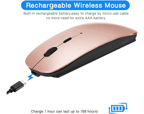 Ratón Bluetooth Para Macbook Pro, Macbook Air, Portátil,...