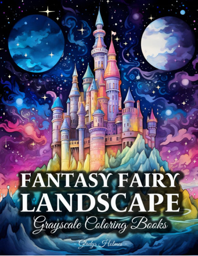 Libro: Fantasy Fairy Landscape: Whimsical World Fantasy Gray