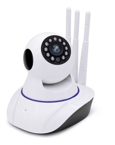 Câmera Wifi Vira 360 3antenas Ip Geraçâo Visâo Noturna