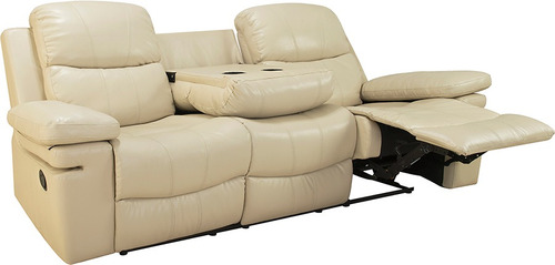 Imagen 4 de 10 de Sillón 3 Cuerpos Sofá Crema Livings Divino