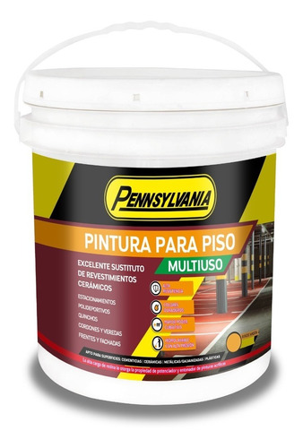 Pintura De Piso Y Fachadas Pennsylvania 1 Kg / 10 Colores