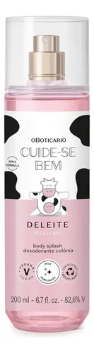 Body Splash Cuide-se Bem Deleite Boticário 200ml Vegano Suave