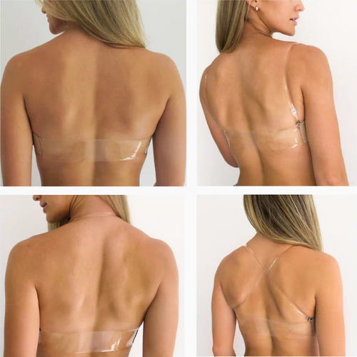 Bra De Espalda Transparente Invisible Línea De Lujo + Regalo