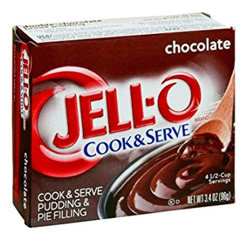 Jell-o Pudding Y Pie Relleno - Chocolate - 3
