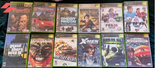 Juegos Videojuegos Lote De Juegos Xbox Clasico (sin Manual)