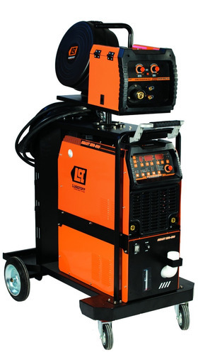 Soldadora Inverter Industrial Mig Mag 500a Lusqtoff Aluminio Color Naranja