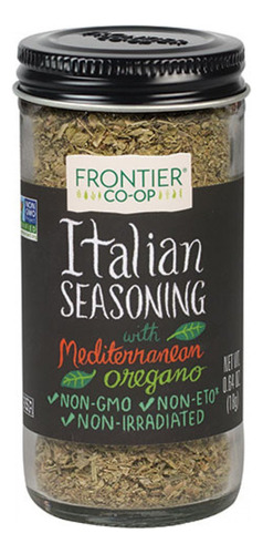 Frontier Seasoning Blends Condimento Italiano Sin Sal, Botel