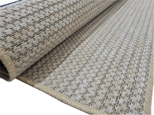 Tapete Sisal Antiderrapante Cleanbege 1,50 X 2,20 Sob Medida Cor Bege Desenho Do Tecido S-570