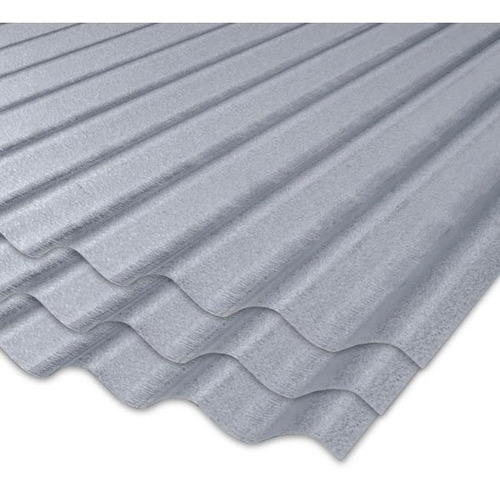 Imagen 1 de 1 de Plancha Zinc Acanalado 0.35mm X 851mm X 2500mm