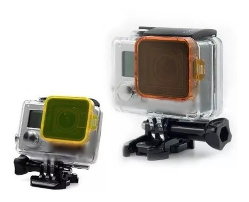 Filtro Naranja O Amarillo Compatible Gopro Hero 3 3+ 4