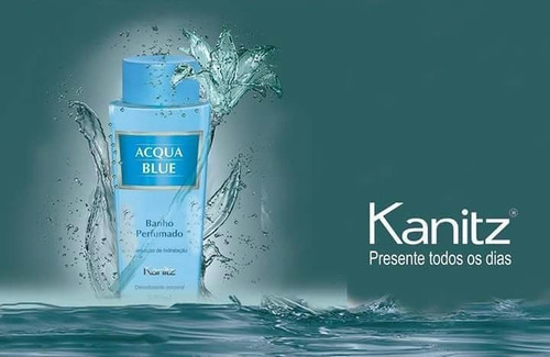 Kit Deo Colônia Acqua Blue 310ml+sabonete 140g