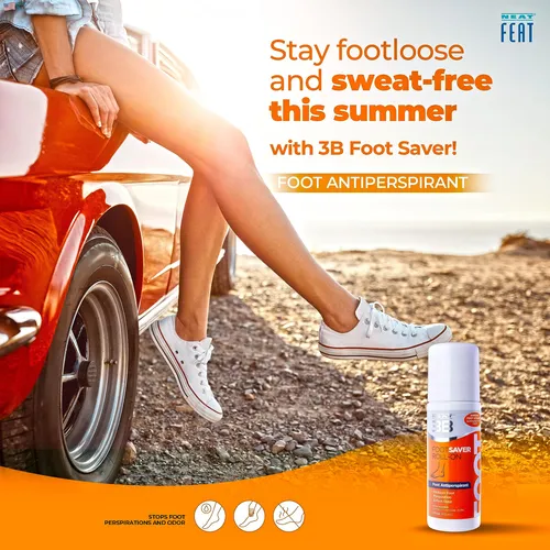 Rollo Antitranspirante Neat Feat 3b Foot Saver, 60 Ml
