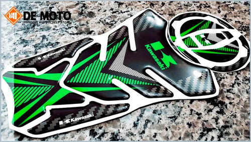 Imagem 2 de 2 de Adesivo Protetor Tanque Bocal Kawasaki Ninja 400 Z900 Z650 2