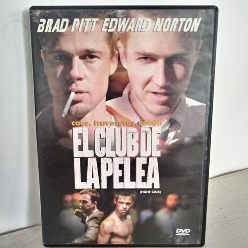 Dvd El Club De La Pelea Brad Pitt. Edwart Norton