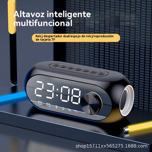 Mini Reloj Portátil Con Altavoz Bluetooth