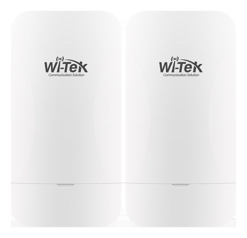 Enlace Cpe (par) 2.4ghz 300mbps 1km Wi-tek Cpe110-kit Ptp
