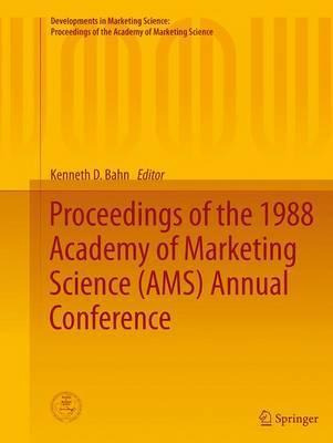 Libro Proceedings Of The 1988 Academy Of Marketing Scienc...