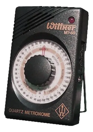 Wittner Mt50 Metrónomo De Cuarzo, Negro