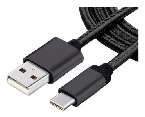 Cabo Micro Usb V8 Android Turbo Nylon Reforçado 1,20 Metros