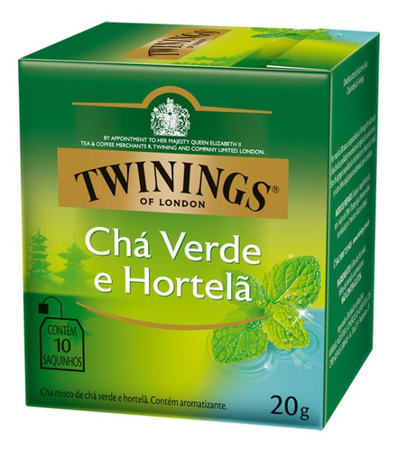 Tw Chá Verde/hortelã 10sq