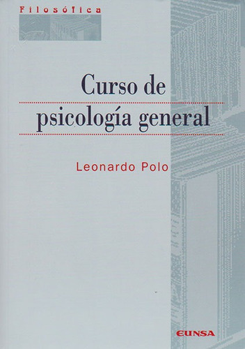 Curso De Psicología General, De Leonardo Polo. Editorial Distrididactika, Tapa Blanda, Edición 2009 En Español