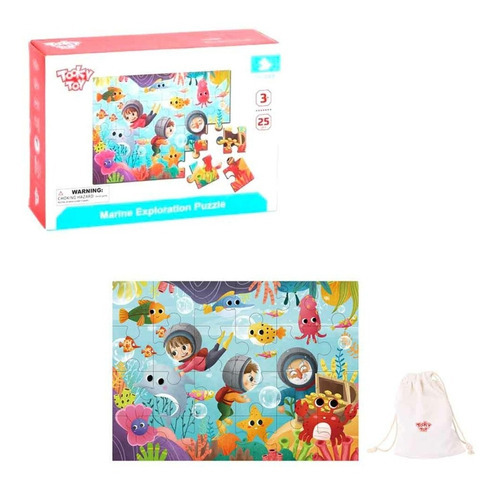 Juguete Bebé Puzzle Exploracion Marina Tooky Toy