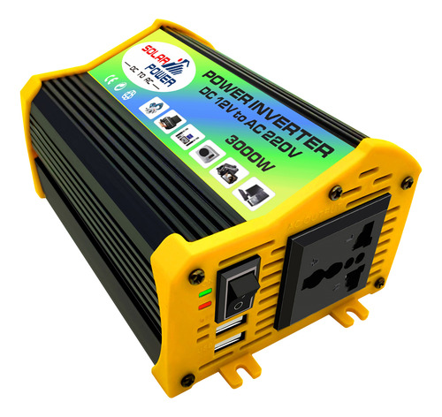 Inversor Power Peaks Power Power Modified Power 3000w Port W