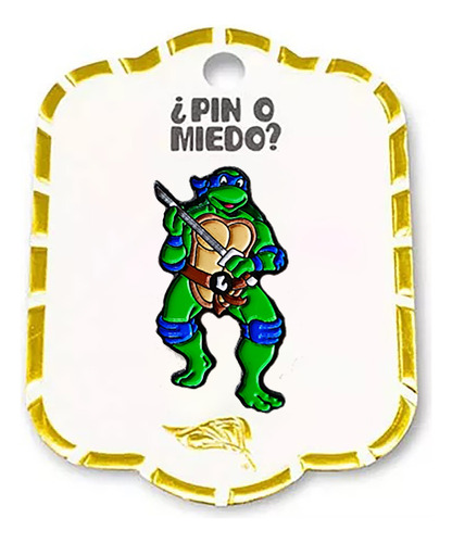 Pines Metalicos Las Tortugas Ninja Nickelodeon Pin Leonardo 