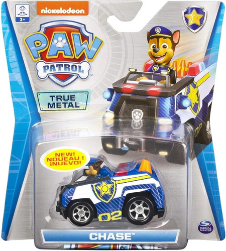 Paw Patrol Mini Auto Metal Con Figura Incorporada Original 