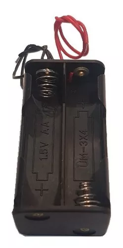 Portapilas 4x AA Porta 4 Pilas 6V con Conector DC