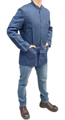 Chaqueta Mao Manga Larga Medico Farmacia Limpieza Arciel
