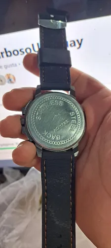 Reloj Forum Para Hombre Negro Negro Blanco