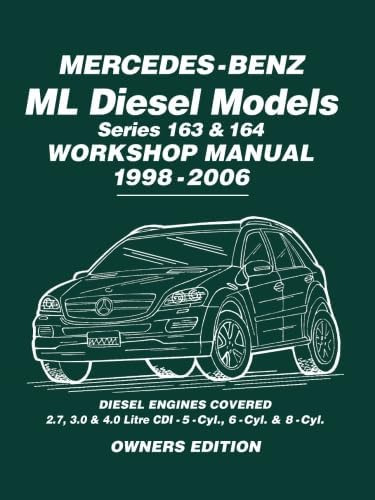 Libro: Mercedes-benz Ml Diesel Models Series 163 & 164