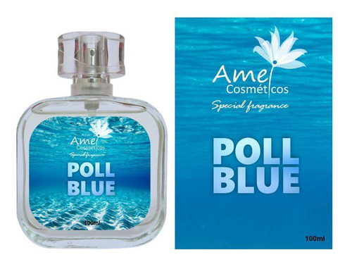 Perfume Amei Cosméticos Poll Blue 100ml