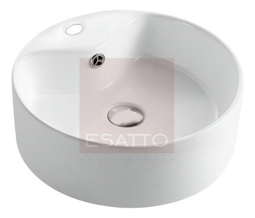 Lavabo de baño de sobreponer Esatto Econokit OC-018 blanco 