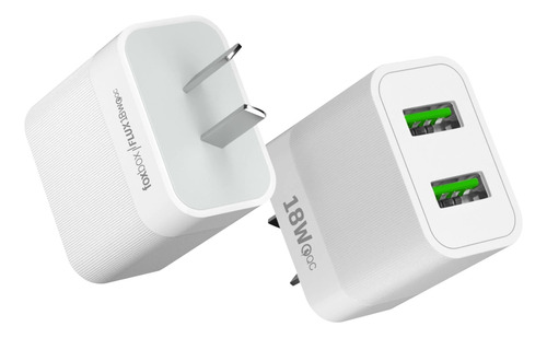 Cargador De Pared Foxbox Flux 18w Qc Con Cable Prism Type C
