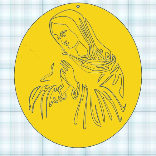 La Virgen Maria- Figura Plastica