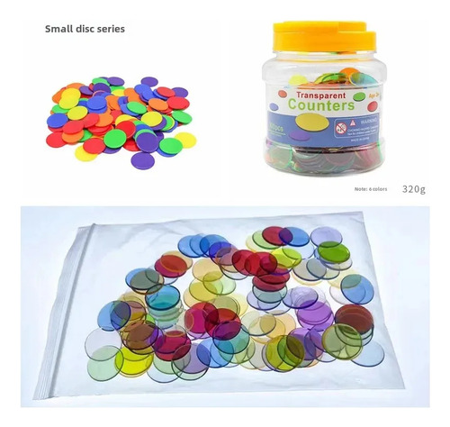 Bolsas Transparentes De 25 Mm Y 100 Unidades De Colores Mezc