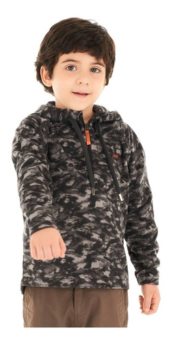 Chaqueta Niño Cold Day Therm-pro Hoody  Print Gris Lippi