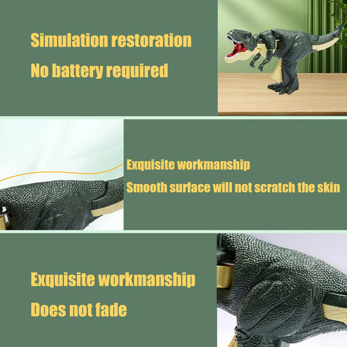 . Juguetes Broma De Dinosaur: Activa El T-rex Color Verde