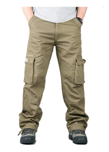 Pantalones Cargo Para Hombre, Ropa Urbana, Primavera-otoño,