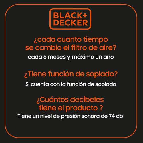 Imagen 3 de 10 de Aspiradora De Polvo Y Líquido 15 Litros 1400w Black+decker