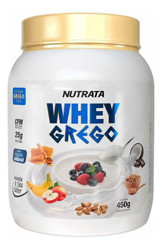 Whey Grego - 450g Iogurte Natural - Nutrata