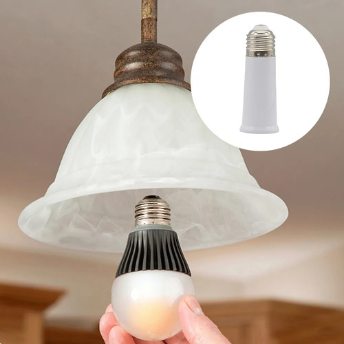 Soporte De Bombilla Con Rosca E27, Extensor De Lámpara E27,