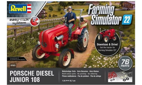 Revell Porsche Diesel Junior 108 07823 1/24 Rdelhobby Mza