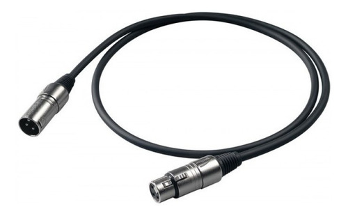 Cable Micrófono Proel Bulk250lu05 0.5mts Xlr- Xlr