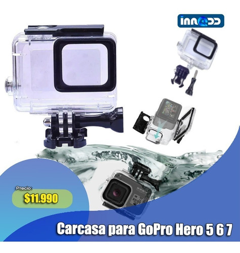 Carcasa Gopro Hero 5 6 7 Transparente