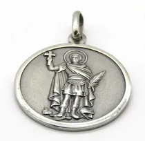 Comprar Medalla San Expedito Padre Pío Maciza Plata 925 Kendra Joyas