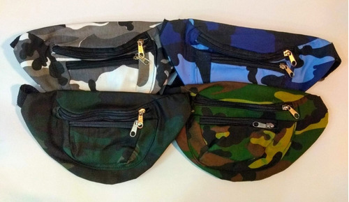 Riñonera Cordura Camuflada Militar - Mv Cueros (493)